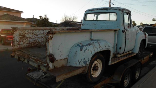 ford f250 longbed truck 1956 (f100)