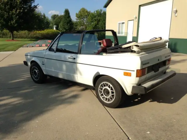 1982 volkswagen rabbit cabriolet cabby 1.7l manual trans