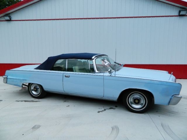 1965 chrysler crown imperial convertible 413 v8 factory a/c