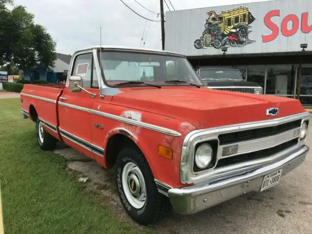 1970 chevrolet c10 chevy 1/2 ton pickup truck orig patina paint fleetside lwb