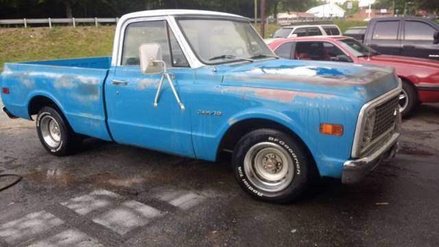 awesome c10 shop truck with over drive! watch video!!
