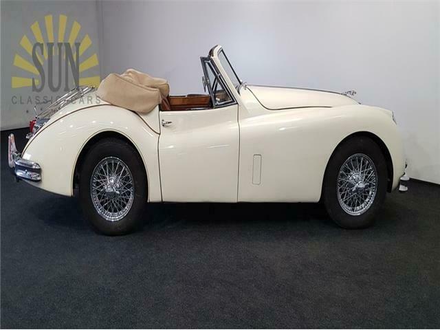 1956 jaguar xk dhc 11167 miles white 3992 manual