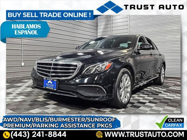 2020 mercedes-benz e-class e 350 4matic awd luxury sedan w/premium/parking assistance pkgs