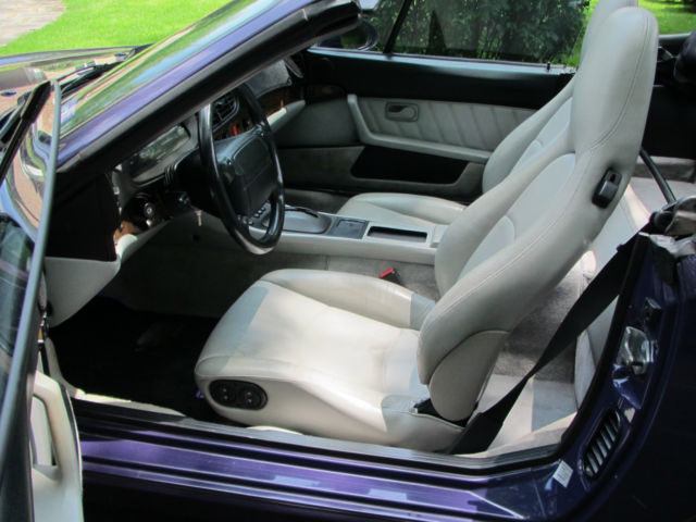 porsche 968 cabriolet - nyc auto show car - amaranth violet / dark, royal purple