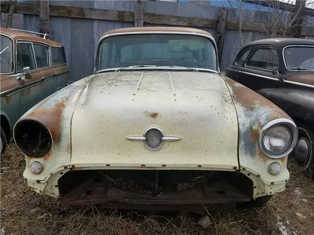 1955 oldsmobile super 88 brown/yellow 324 v8 automatic