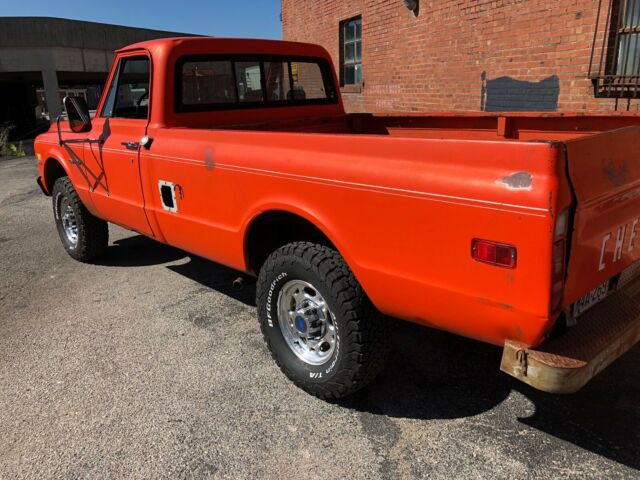 1972 chevrolet 3/4 ton 4x4 original paint hugger orange