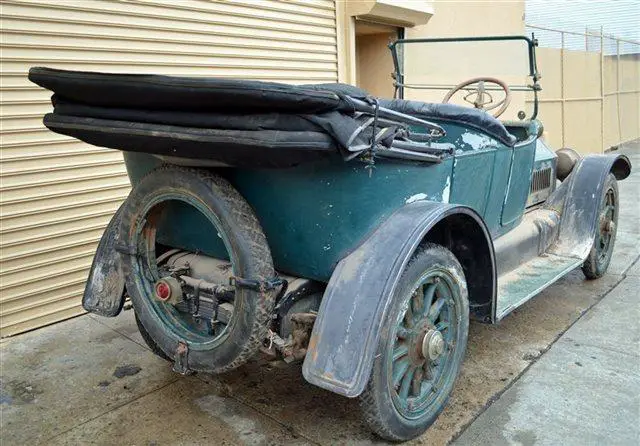 1914 cadillac touring 0 green convertible 4-speed manual