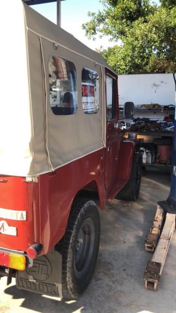 rare find original red 1978 toyota fj40 in premium condition. collector's car