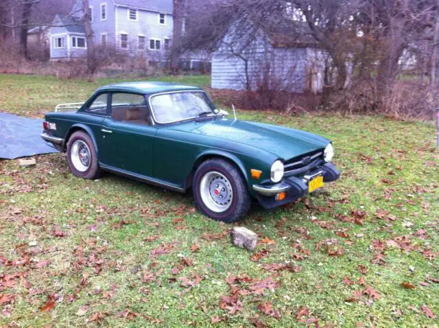 antique, classic sports car: 1976 triumph tr6
