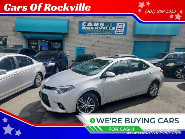 2014 toyota corolla le plus