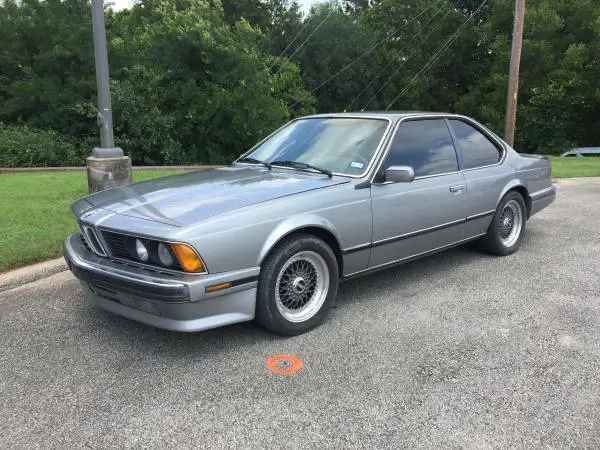 1989 bmw 635csi lach silber - silver