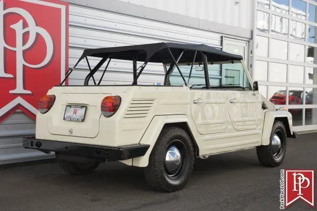 1973 volkswagen type 181 thing convertible, white, beautifully restored