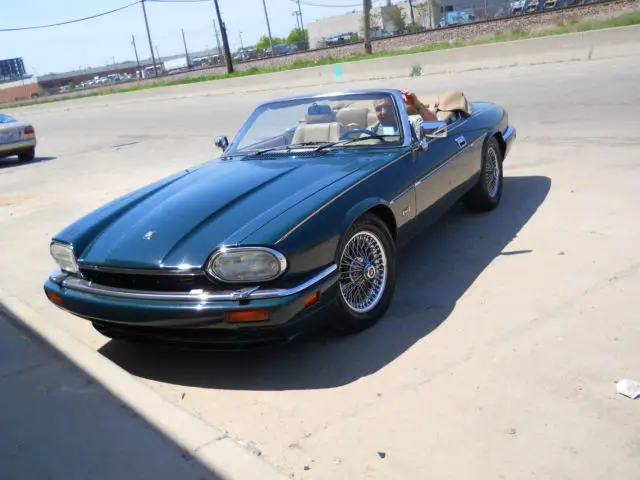1994 jaguar xjs convertible brittish racing green wire wheels