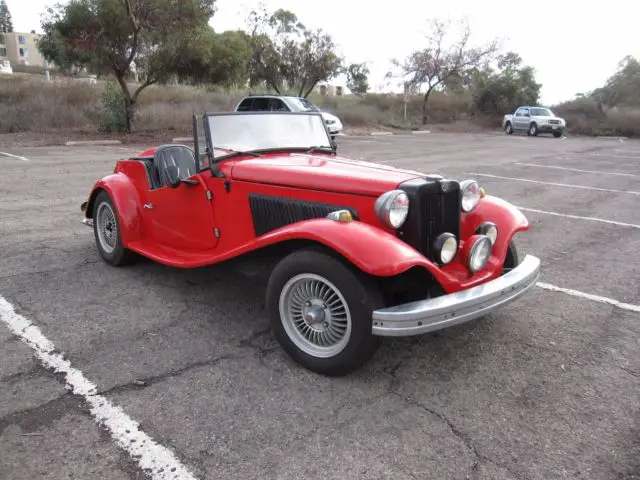 1953 mgtd replica roadster 1500 cc vw eng. 4 speed manual runs and drives !