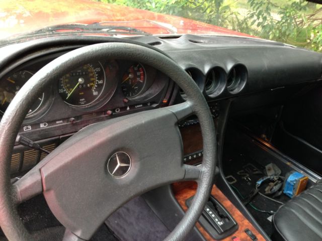 1983 mercedes 380sl convertable