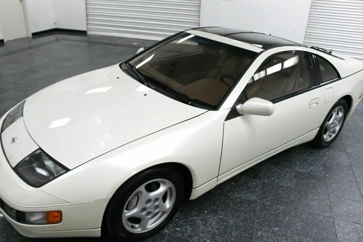 1991 nissan 300zx base 2dr hatchback 17,236 miles off white hatchback v6 3.0l na