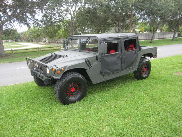 1991 hummer h1 military humvee show truck 6.2l diesel 4x4 one on road fl title