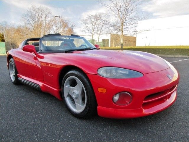 1993 dodge viper rt/10 red low miles early production rare collectible stunning