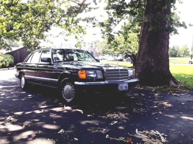 1988 mercedes benz s 420. blue with tan leather, sun roof original car