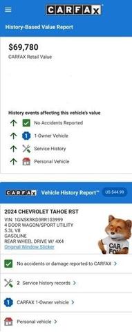 2024 chevrolet tahoe rst