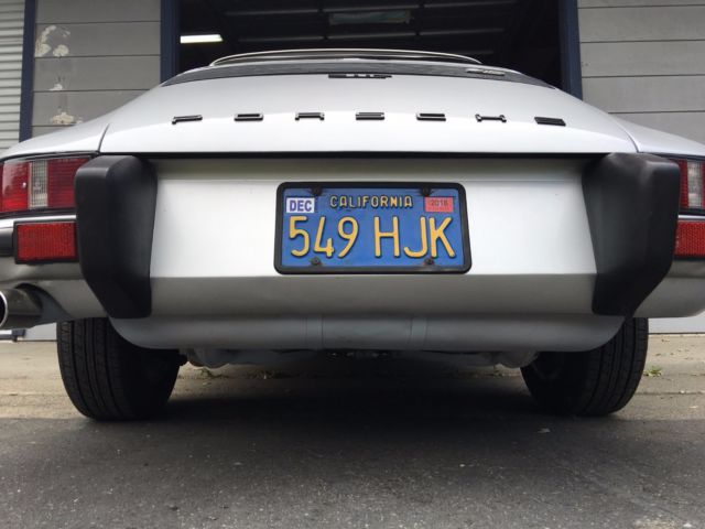 blue plate ca porsche late '73 911 t targa s trim 2.4 liter
