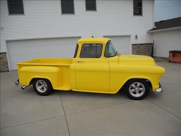 1955 chevrolet 3100 custom streetrod classic pick-up truck