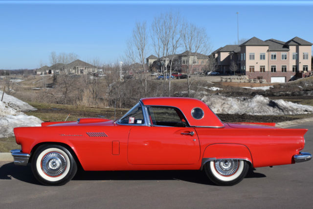 1957 ford thunderbird t-bird d-code 312v8 ps,pb, ac, heat *same owner 50+ years*