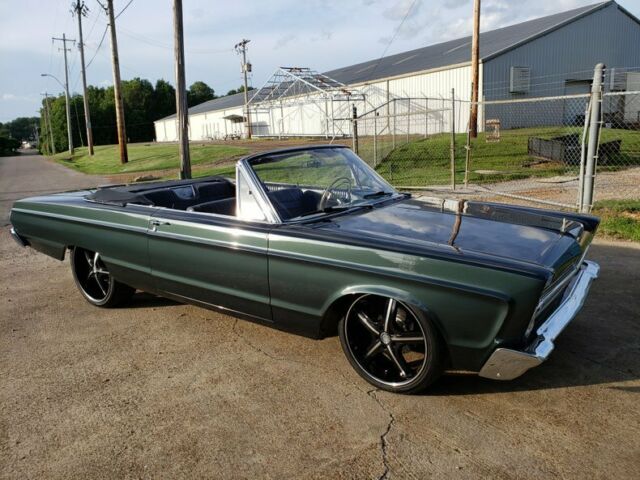 custom hemi powered 1965 plymouth fury iii convertible! rare mopar