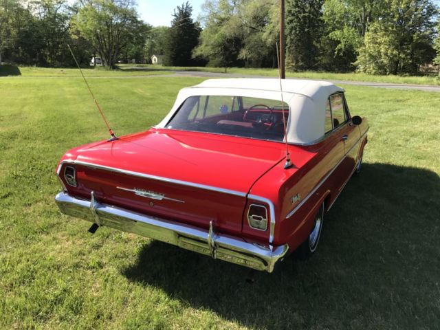 1962 chevrolet nova chevy ii convertible 327 v8 automatic