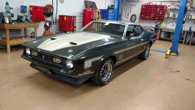 1971 ford mustang mach i fastback 2-door 429cu
