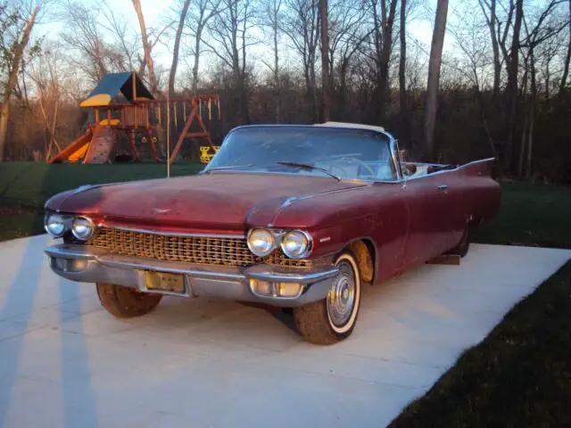 1960 cadillac series 62 convertible - see photos - frame off restoration started