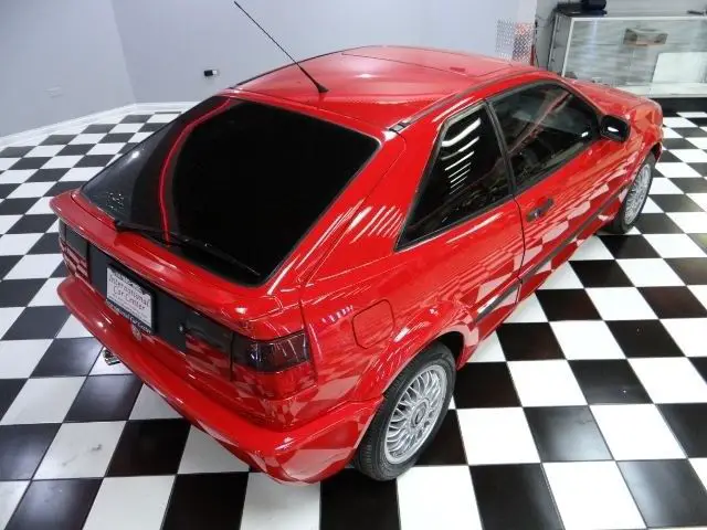 1992 volkswagen corrado slc 50019 miles bright red coupe 2-dr 2.8l v6 dohc 12v 5