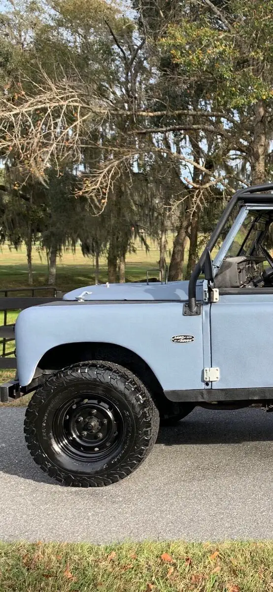 1979 land rover series iii blue 4wd manual 109" wheelbase