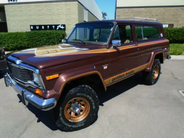 1978 jeep cherokee chief golden eagle levis package 4x4