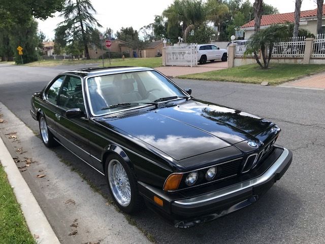 1987 bmw m6 sunroof coupe factory black