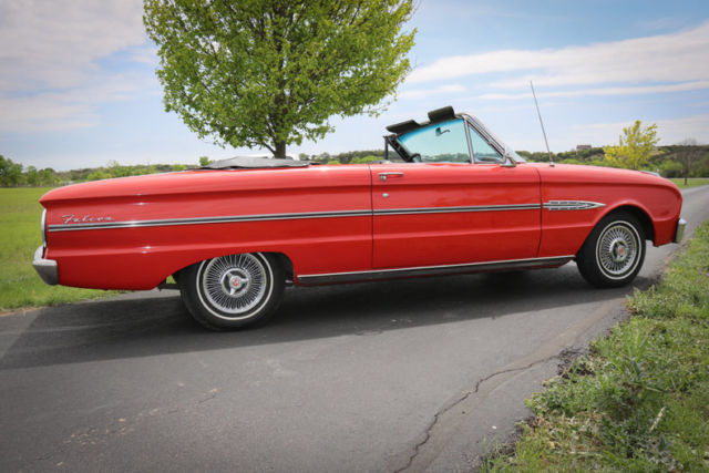 1963 ford falcon 0 red i6 4 speed manual