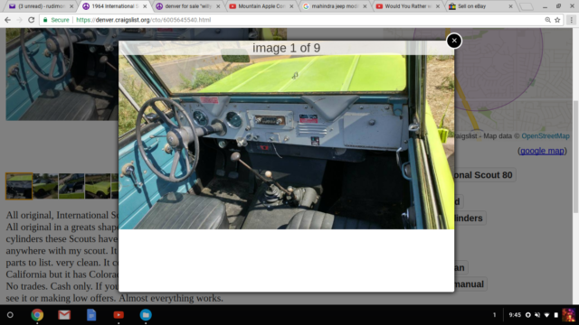 international harvester scout 80, 1964