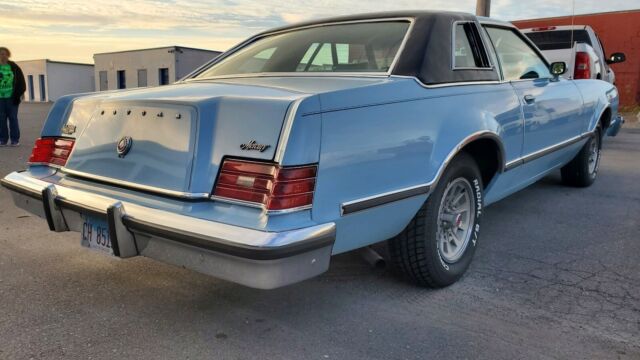 1979 mercury cougar coupe blue rwd automatic xr7