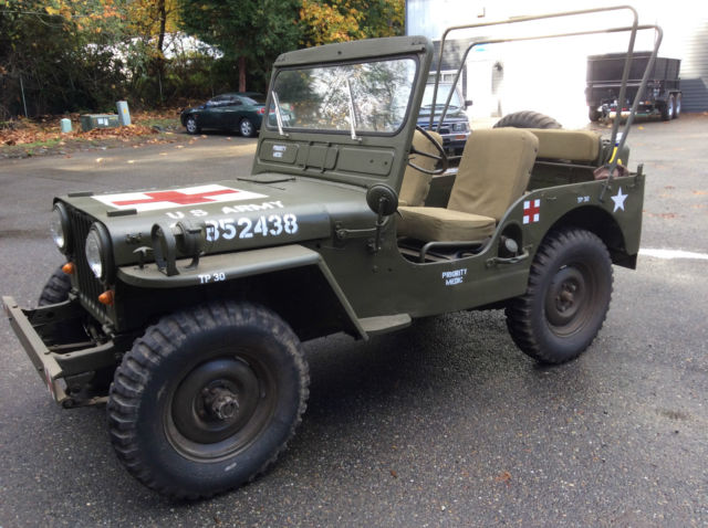 1952 willy's military jeep