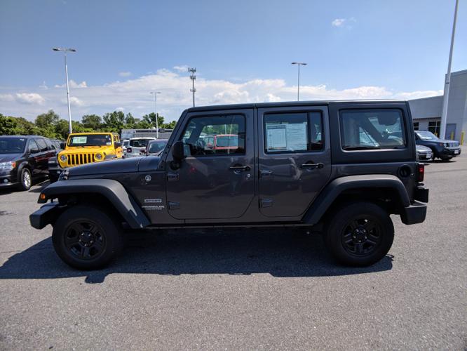 certified 2016 jeep wrangler 4wd unlimited sport baltimore, md 21224 for sale in baltimore, maryland