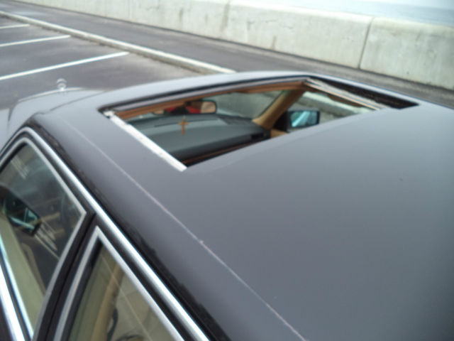 classic 1990 mercedes 420sel black/palamino leather