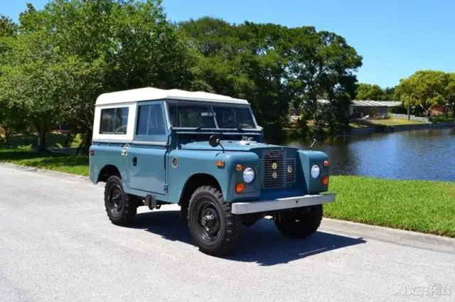 1970 land rover series iia 88 2286cc 4 cylinder engine, manual transmission