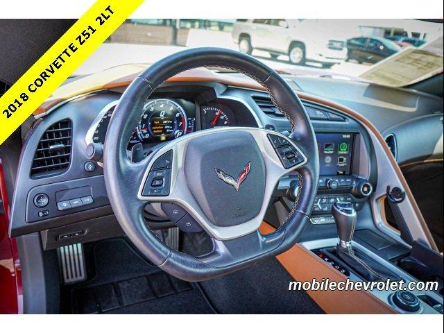 certified 2018 chevrolet corvette stingray coupe w/ z51 2lt mobile, al 36606 for sale in mobile, alabama