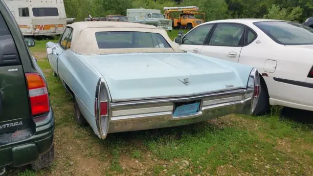 1968 cadillac deville base convertible 2-door