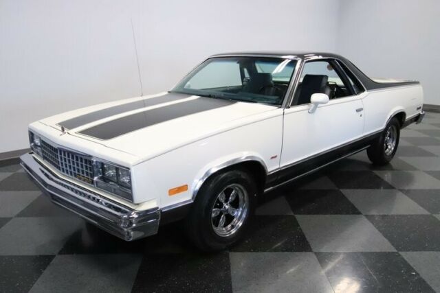 chevy pickup truck v8 auto classic vintage collector white gray edelbrock receip