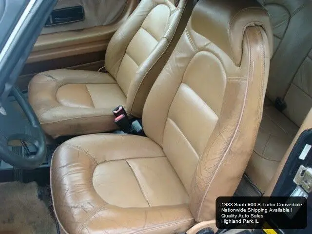 1988 saab 900 s turbo convertible runs and drives top works - read full ad !