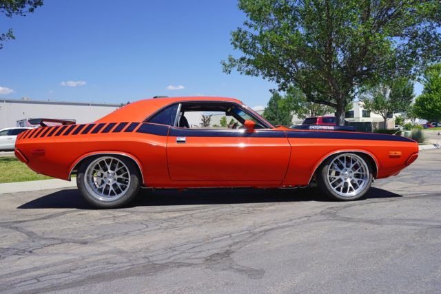 1973 dodge challenger 463 miles orange coupe 605 manual