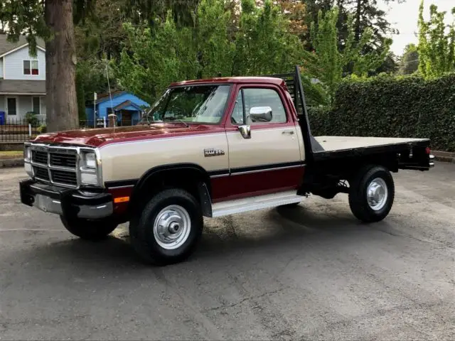 1992 dodge ram w250 reg cab manual 5.9'l 12-valve cummins diesel only 93k miles