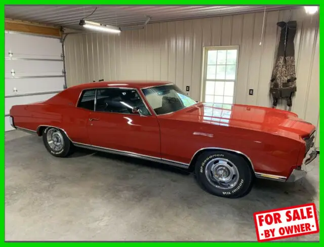 1970 chevrolet monte carlo ls 8-cylinder gas 3-speed automatic rwd al c84383
