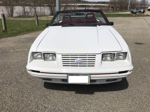 1984 / 1984.5 20th anniversary ford mustang gt-350 v8 convertible 1 of 305 made